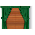 MVP Microsuede Green Window Drape