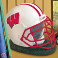 Wisconsin Badgers NCAA College Helmet Bank