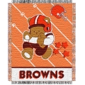 Cleveland Browns NFL Baby 36" x 46" Triple Woven Jacquard Throw