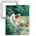 An Angels Care - Contemporary mount print with beveled edge