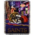 New Orleans Saints NFL "Home Field Advantage" 48" x 60" Tapestry Throw