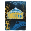 Denver Nuggets   NBA "Tie Dye" 60" x 80" Super Plush Throw