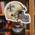New Orleans Saints NFL Neon Helmet Table Lamp