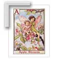 Apple Blossom Fairies - Contemporary mount print with beveled edge