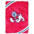 Fresno State Bulldogs College "Force" 60" x 80" Super Plush Throw