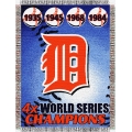 Detroit Tigers MLB "Commemorative" 48" x 60" Tapestry Throw