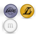 Los Angeles Lakers Custom Printed NBA M&M's With Team Logo