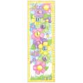 Garden Party Growth Chart - Contemporary mount print with beveled edge