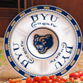 Brigham Young Cougars BYU NCAA College 14" Ceramic Chip and Dip Tray