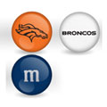 Denver Broncos Custom Printed NFL M&M's With Team Logo