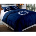 Penn State Nittany Lions College Twin Chenille Embroidered Comforter Set with 2 Shams 64" x 86"