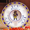 East Carolina Pirates NCAA College 14" Ceramic Chip and Dip Tray