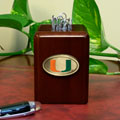 Miami Hurricanes UM NCAA College Paper Clip Holder
