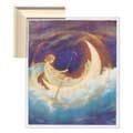 Moonboat to Dreamland - Framed Canvas