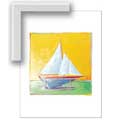 Sailboat II - Framed Canvas