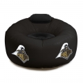 Purdue Boilermakers NCAA College Vinyl Inflatable Chair w/ faux suede cushions