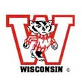 Wisconsin Badgers Logo Wallpaper (Double Roll)
