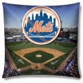 New York Mets MLB "Stadium" 18"x18" Dye Sublimation Pillow