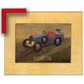Racing Car - Contemporary mount print with beveled edge 20" x 16"