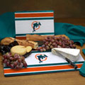 Miami Dolphins NFL Glass Cutting Board Set