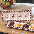 Texas A&M Aggies NCAA College Gameday Ceramic Relish Tray