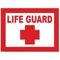 LIFE GUARD - Contemporary mount print with beveled edge