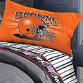 Cleveland Browns Full Size Pinstripe Sheet Set