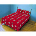 Texas Tech Red Raiders 100% Cotton Sateen Full Sheet Set - Red