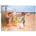 Seaside Adventures - Contemporary mount print with beveled edge