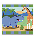Wild Animals Wall Border
