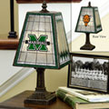Marshall NCAA College Art Glass Table Lamp