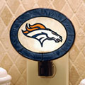 Denver Broncos NFL Art Glass Nightlight