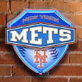 New York Mets MLB Neon Shield Wall Lamp