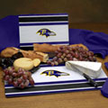 Baltimore Ravens NFL Glass Cutting Board Set