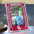 Oklahoma Sooners NCAA College 9" x 6.5" Vertical Art-Glass Frame