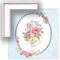 Sweet Rose - Contemporary mount print with beveled edge