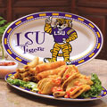 LSU Louisiana State Tigers NCAA College 12" Ceramic Oval Platter