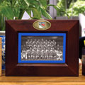 New York Rangers NHL 8" x 10" Brown Horizontal Picture Frame