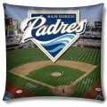 San Diego Padres MLB "Stadium" 18"x18" Dye Sublimation Pillow