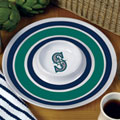 Seattle Mariners MLB 14" Round Melamine Chip and Dip Bowl