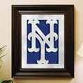 New York Mets MLB Laser Cut Framed Logo Wall Art
