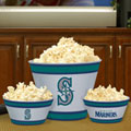 Seattle Mariners MLB Melamine 3 Bowl Serving Set