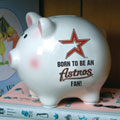Houston Astros MLB Ceramic Piggy Bank