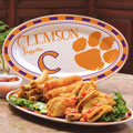 Clemson Tigers NCAA College 12" Ceramic Oval Platter