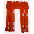 Clemson Tigers Short Window Drapes - 63"