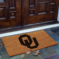 Oklahoma Sooners NCAA College Rectangular Outdoor Flocked Door Mat