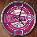 Philadelphia Phillies MLB 12" Chrome Wall Clock