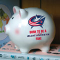Columbus Blue Jackets NHL Ceramic Piggy Bank