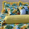 Surfer Girl Hawaiian California King Comforter