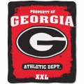 Georgia Bulldogs College "Property of" 50" x 60" Micro Raschel Throw